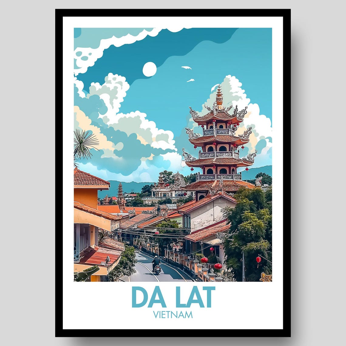 Da Lat Vietnam Poster Print