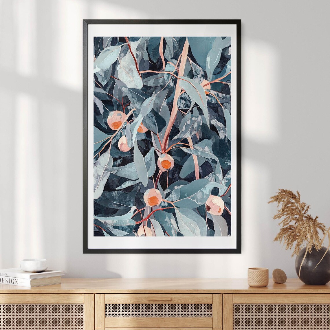 Australian Eucalyptus Blue Gum Botanical Art Print