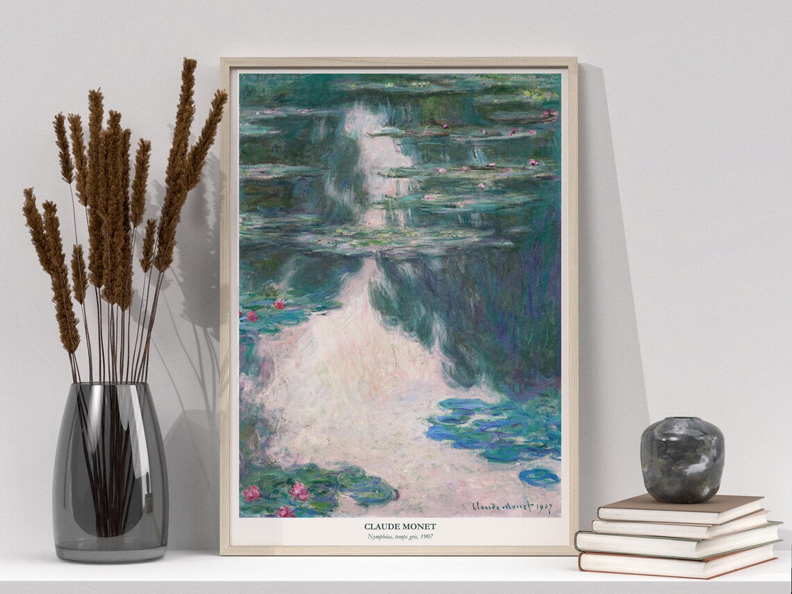 Claude Monet Vintage Impressionist Art Print