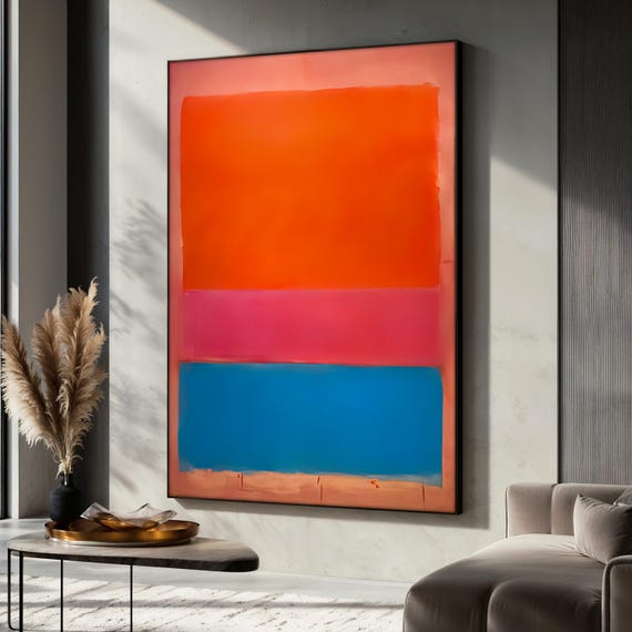 Mark Rothko No. 1, Abstract Wall Art
