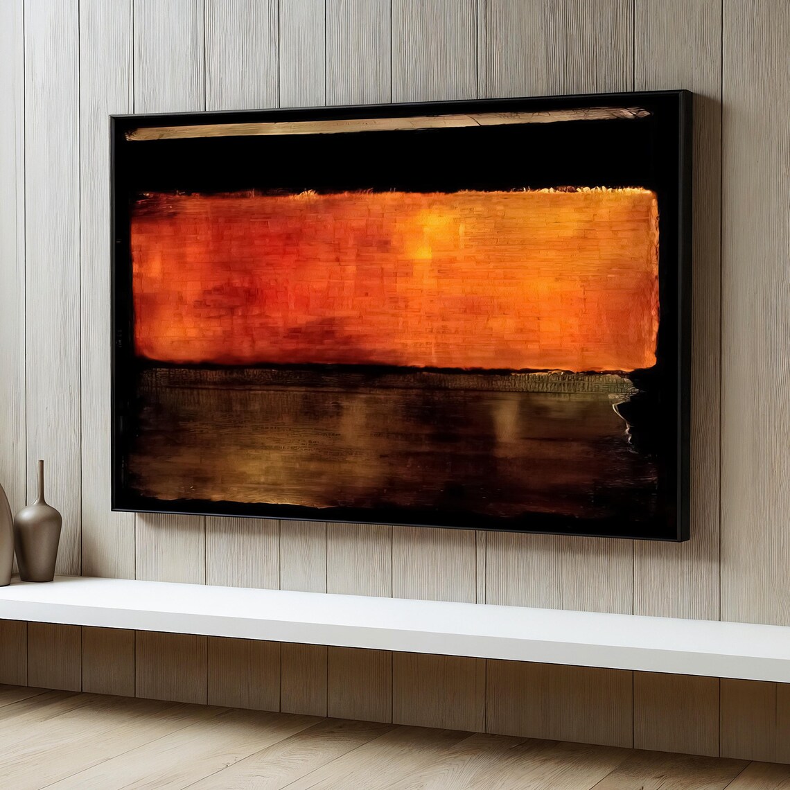Mark Rothko Abstract Art, Moody Color Field Print