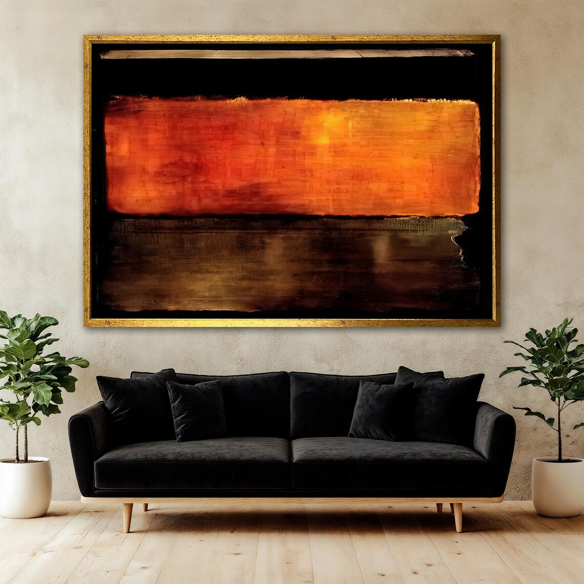 Mark Rothko Abstract Art, Moody Color Field Print - Image 3