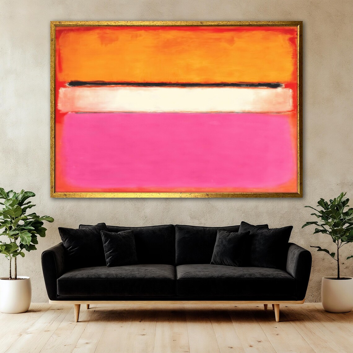 Mark Rothko Abstract Art Print, Modern Color Field - Image 3