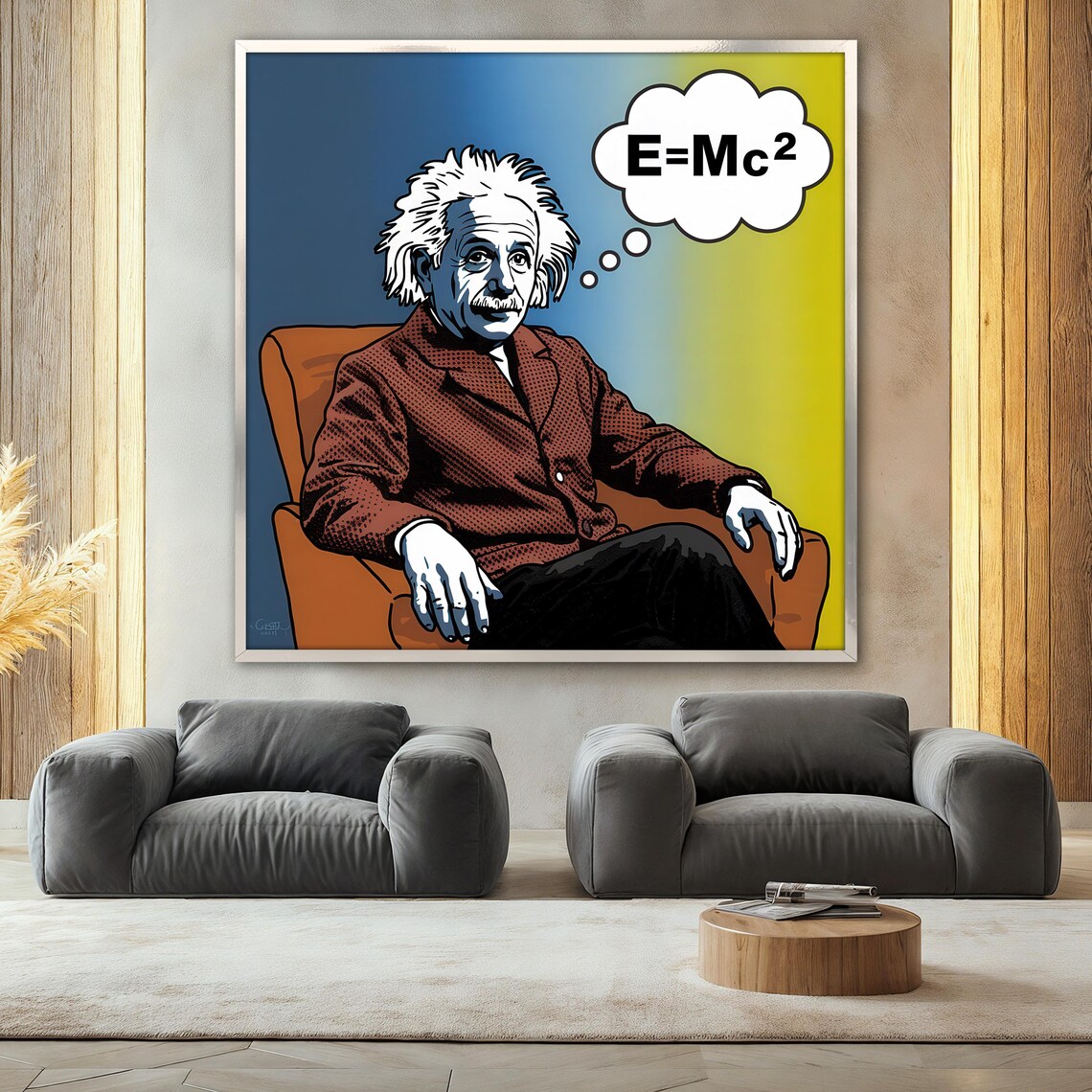Einstein Painting, Pop Art Genius Portrait - Image 2