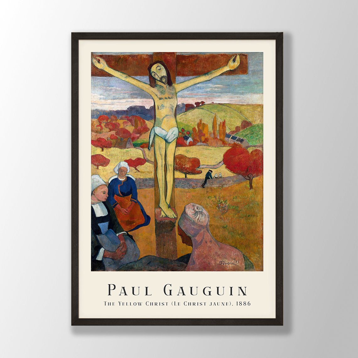 Paul Gauguin The Yellow Christ Poster Print