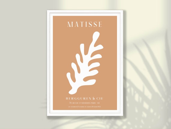 Matisse Flower Art Print No3 Floral Wall Poster Exhibition Soft Home Decor Kitchen