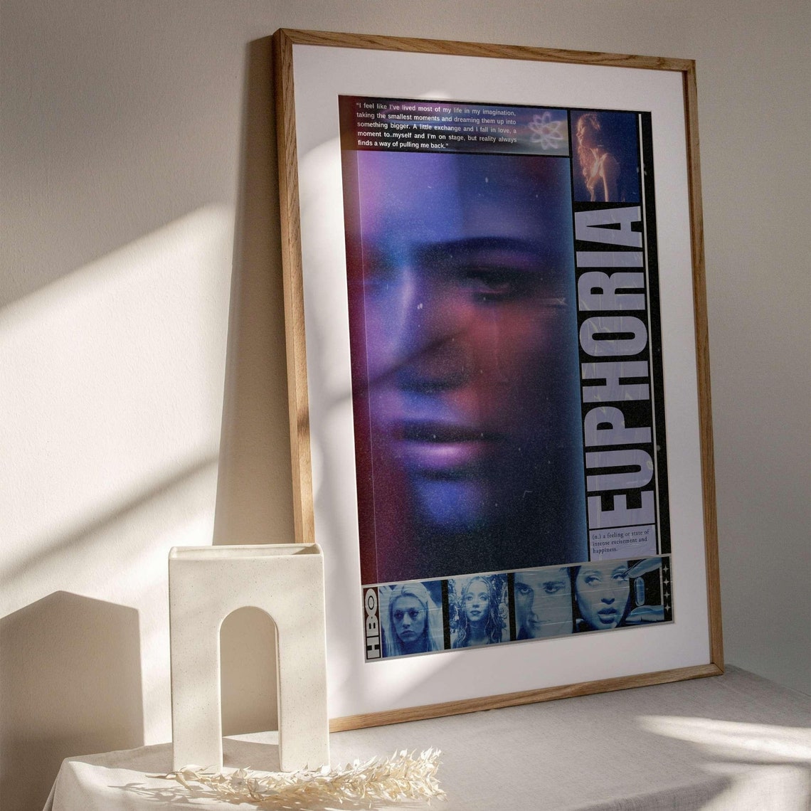 Euphoria Zendaya Art Print Modern Wall Art Mid Century Gift For Her - Image 3