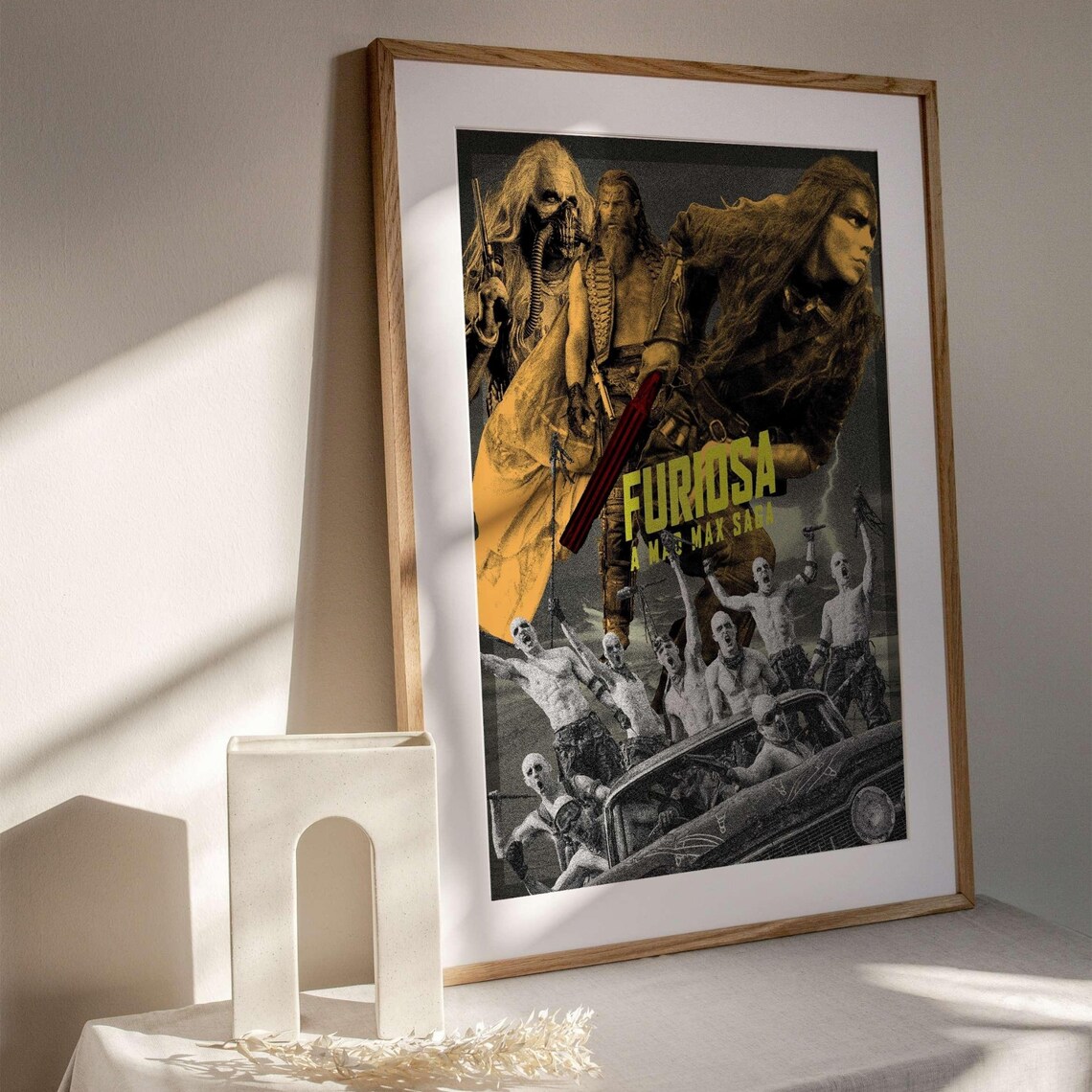 Furiosa A Mad Max Saga Action Desert Collage Movie Poster Art - Image 2