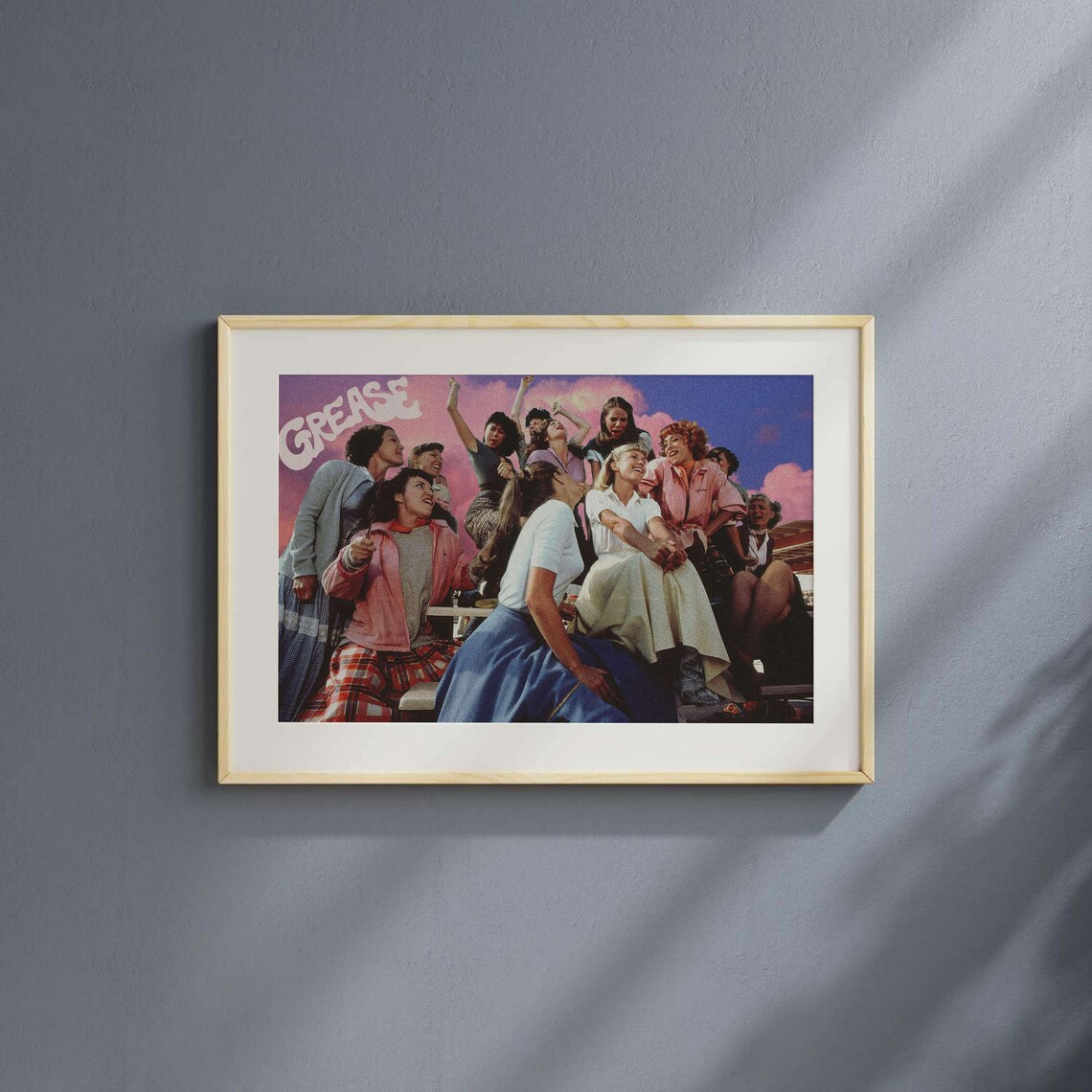 Grease Mid-Century Vintage Movie Art Print - Image 4