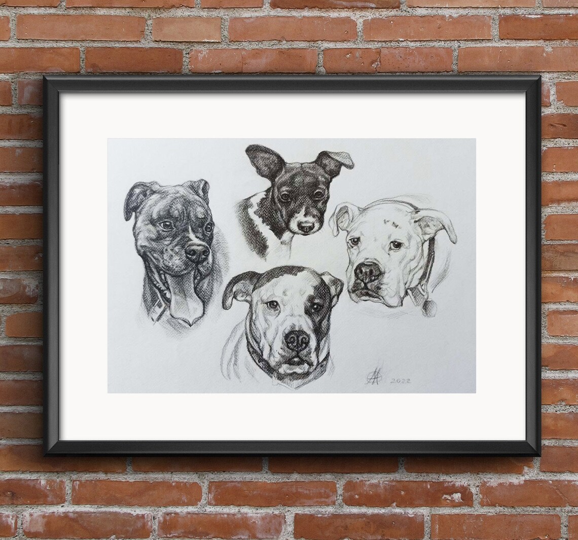 Custom Golden Retriever Pet Portrait Art Print