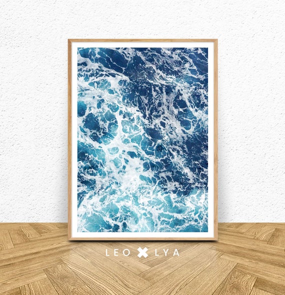 Sea Waves Ocean Beach Wall Art Print