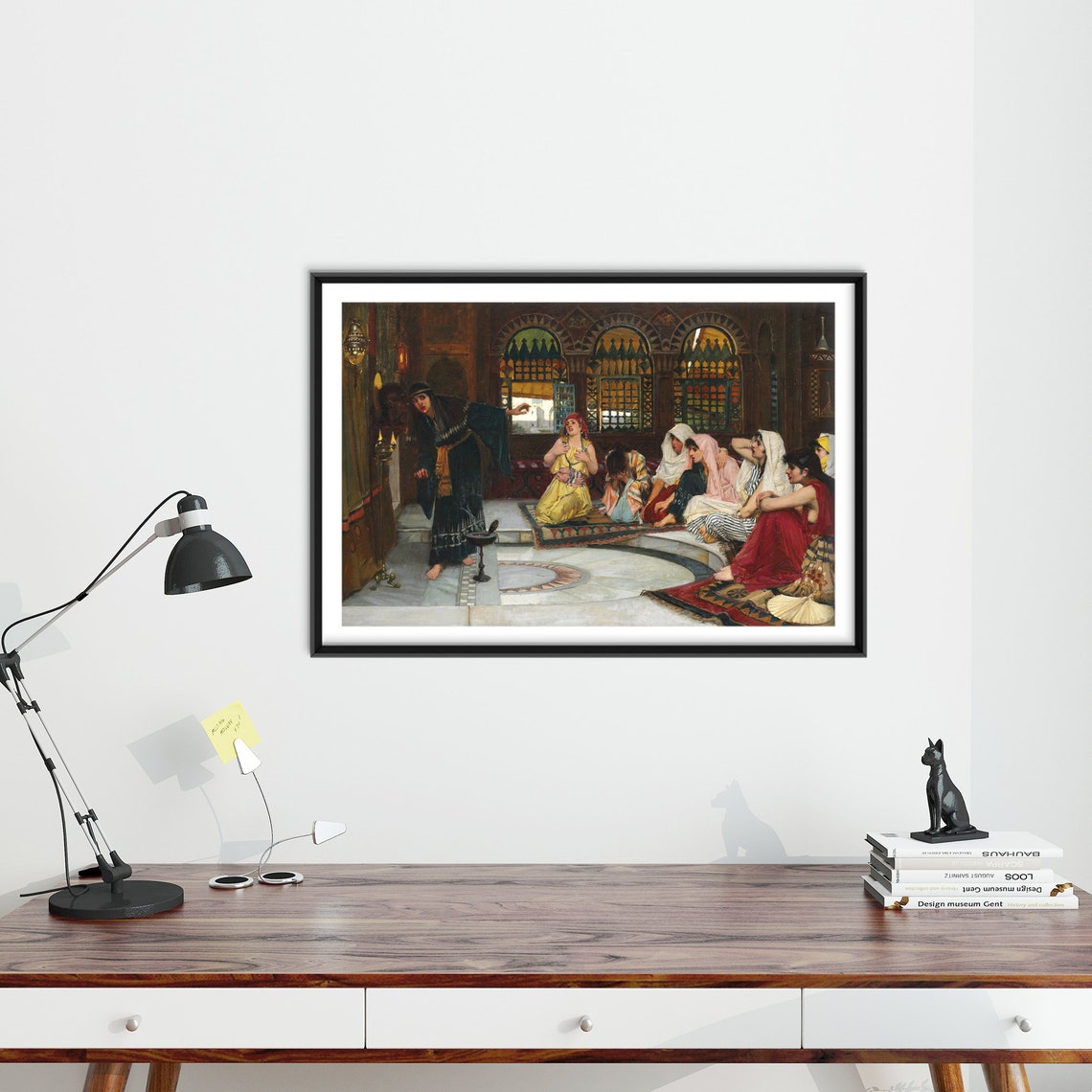 John William Waterhouse Consulting The Oracle 1884 Classic Poster - Image 3