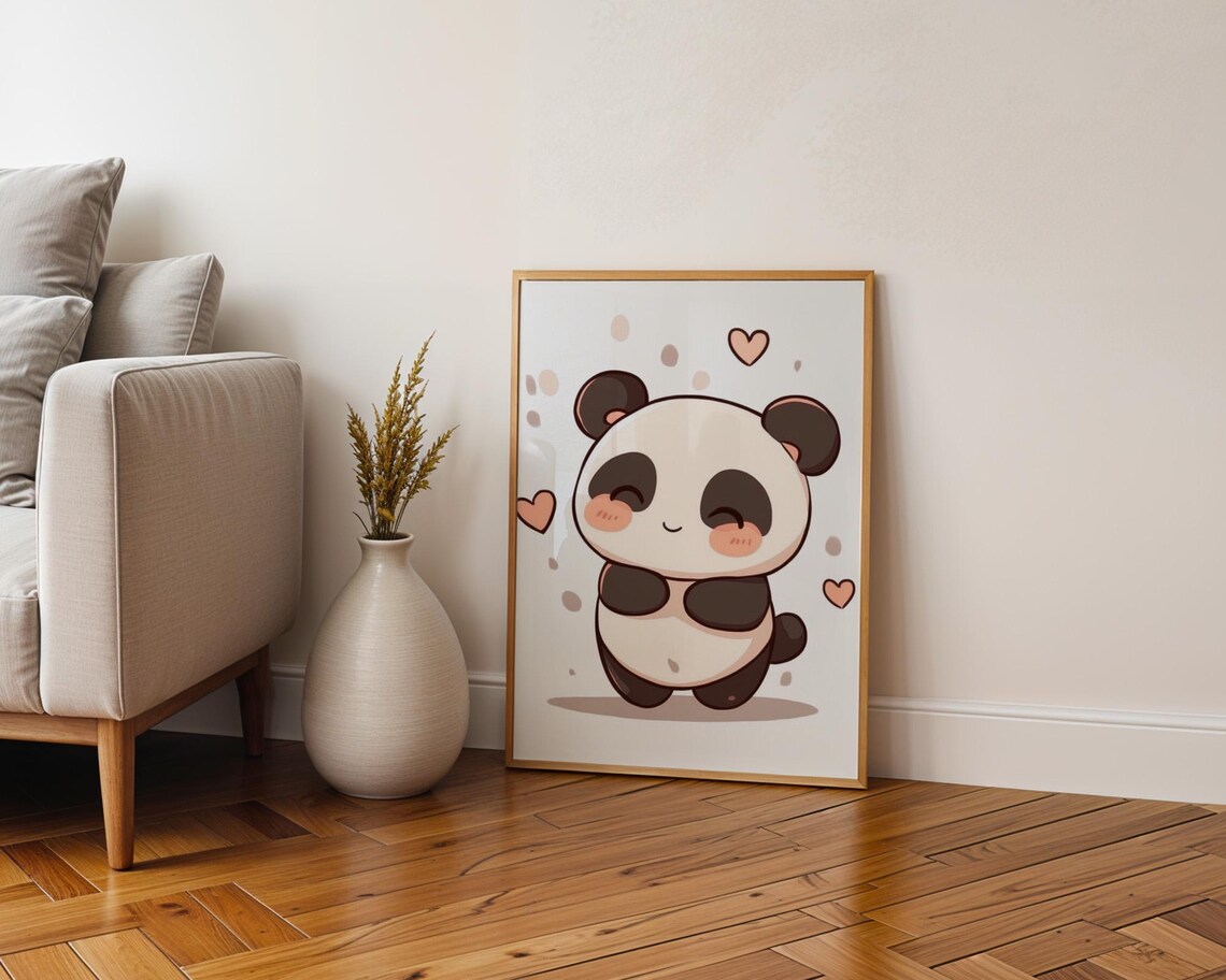 Cute Panda Poster for Panda Lovers - Image 5