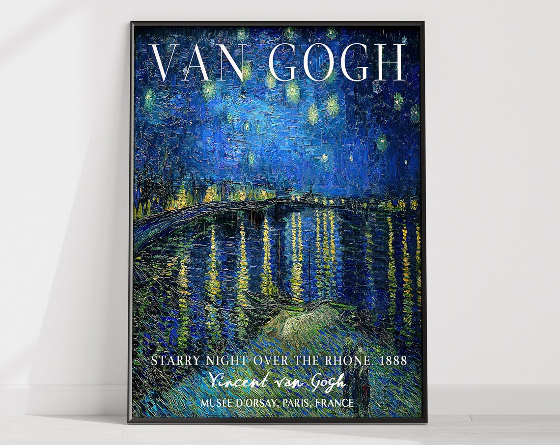 Vincent Van Gogh Starry Night Over the Rhone Art Print
