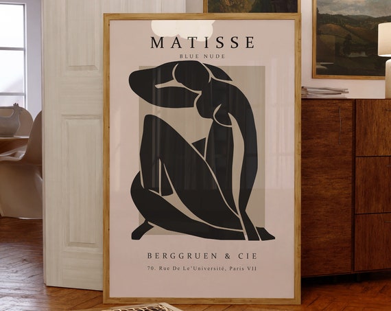 Matisse Print Nu Poster Matisse Art Print Matisse Blue Nude Matisse Art Poster Home Decor Minimalist Wall Art Modern Gift