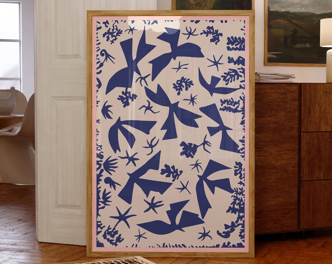 Polynesia The Sky, Matisse-Inspired Art Print
