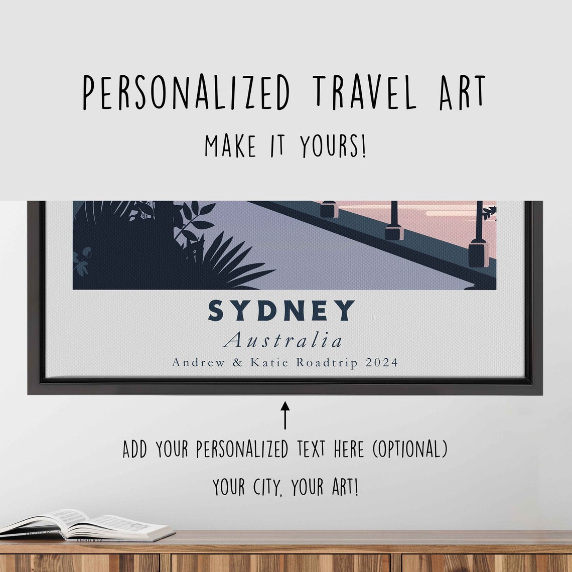Sydney Australia Opera House Harbour Bridge Waterfront Travel Poster - Image 4