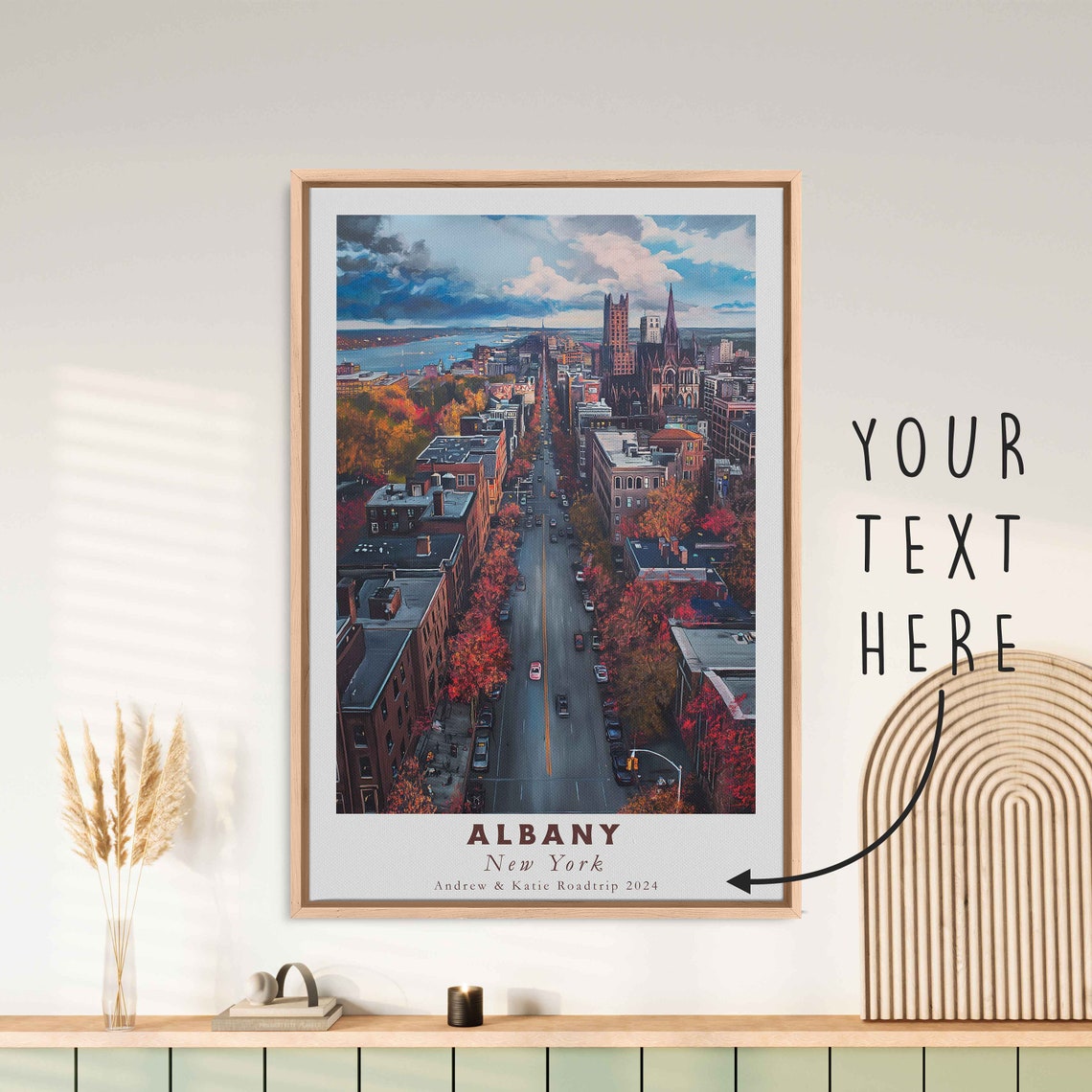 Virginia Beach Virginia Oceanfront Boardwalk Hotels Aerial View Poster - Image 3