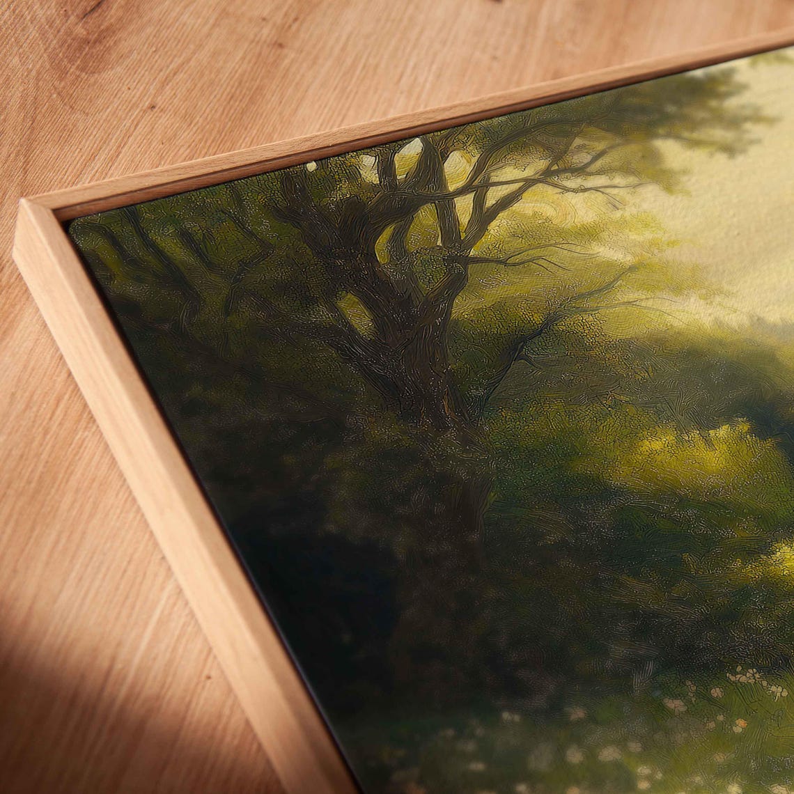 Cottage Nestled In A Wildflower Meadow In Golden Light Poster - Image 2