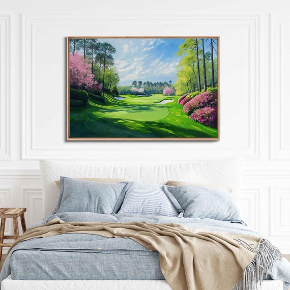 Augusta National Golf Course Green Art Print