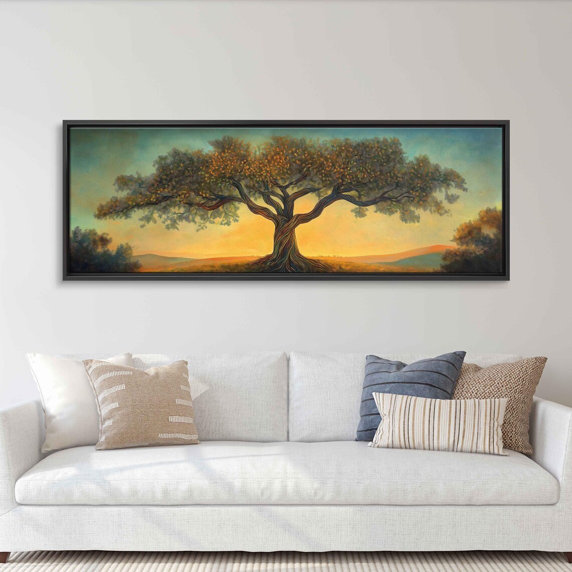 Tree Of Life Artwork Wall Art Print Earth Toned Pastels Natures Growth And Connections - Image 3