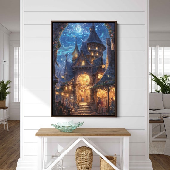Mage Tower Framed Print Ready To Hang