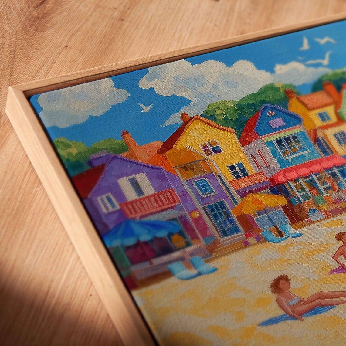 Seaside Town Wall Art Print - Image 2