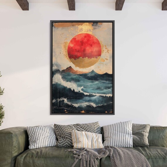 Surreal Sunrise Over Dunes, Whimsical Magic
