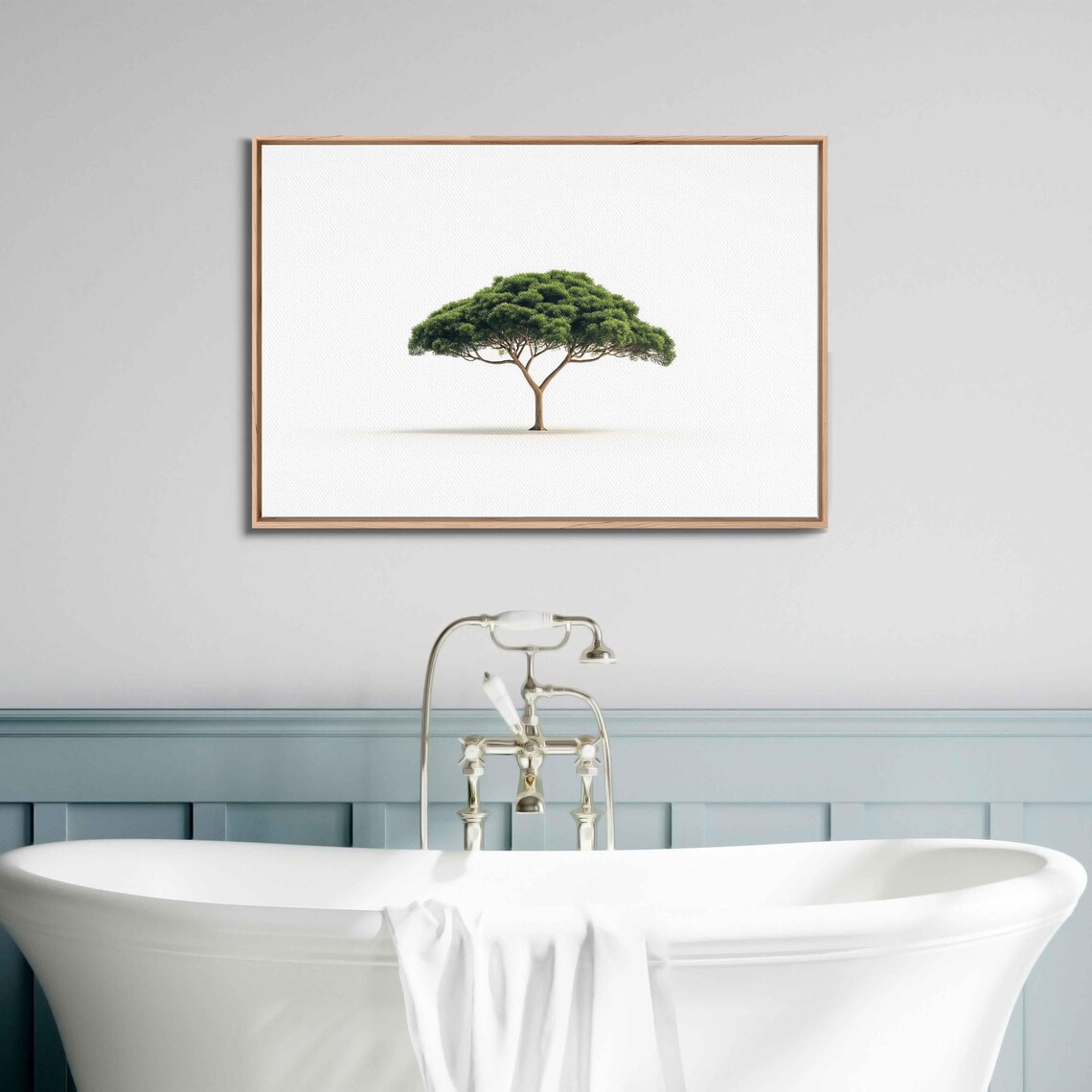 Solitary Tree Minimalist Nature Photography Art Print