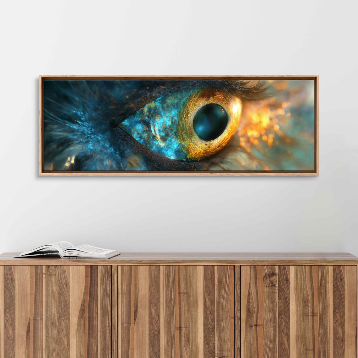 Mesmerizing Peacock Eye Art Print