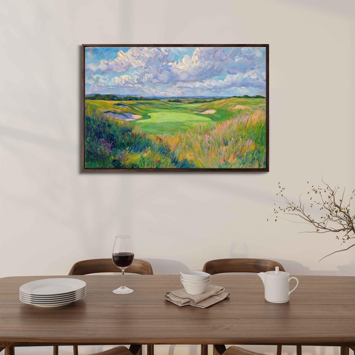 Shinnecock Hills Links Golf Course Rolling Dunes Meadow Poster - Image 3