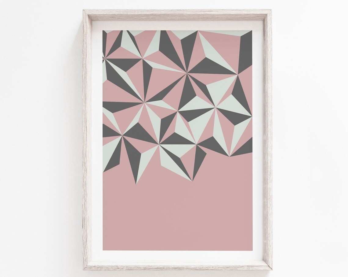 Geometric Wall Art Prints Print Scandinavian Minimalist