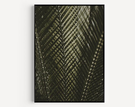 Green Leaf Botanical Art Print