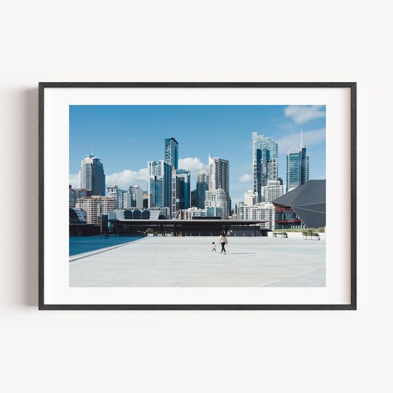 Sydney Skyline Print Mother And Child Cityscape