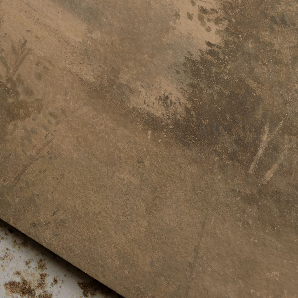 Sepia Landscape Art Print, Modern Oil Painting Style - Image 6