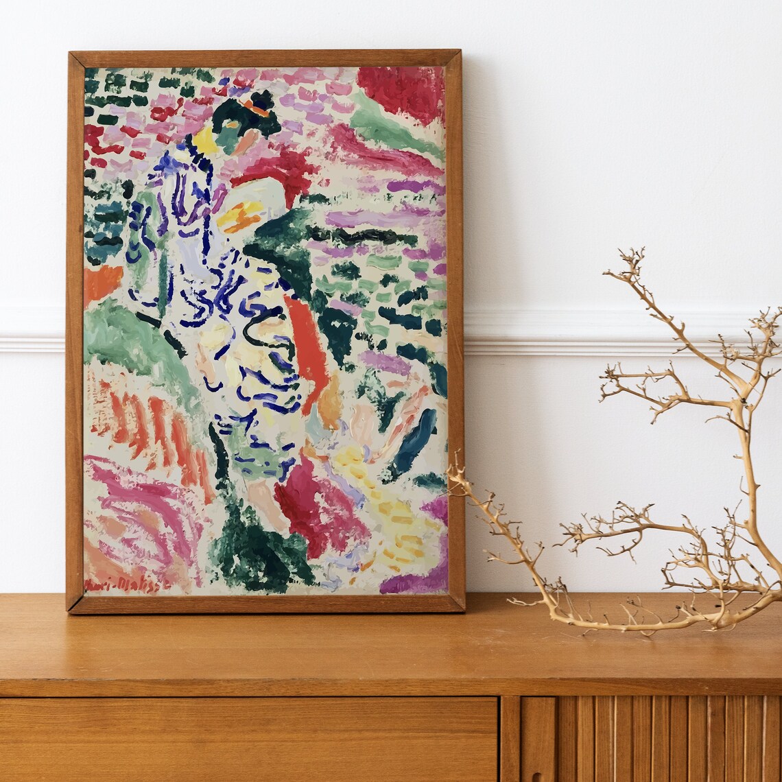 Matisse Exhibition Poster, Modern Botanical Landscape - Image 2