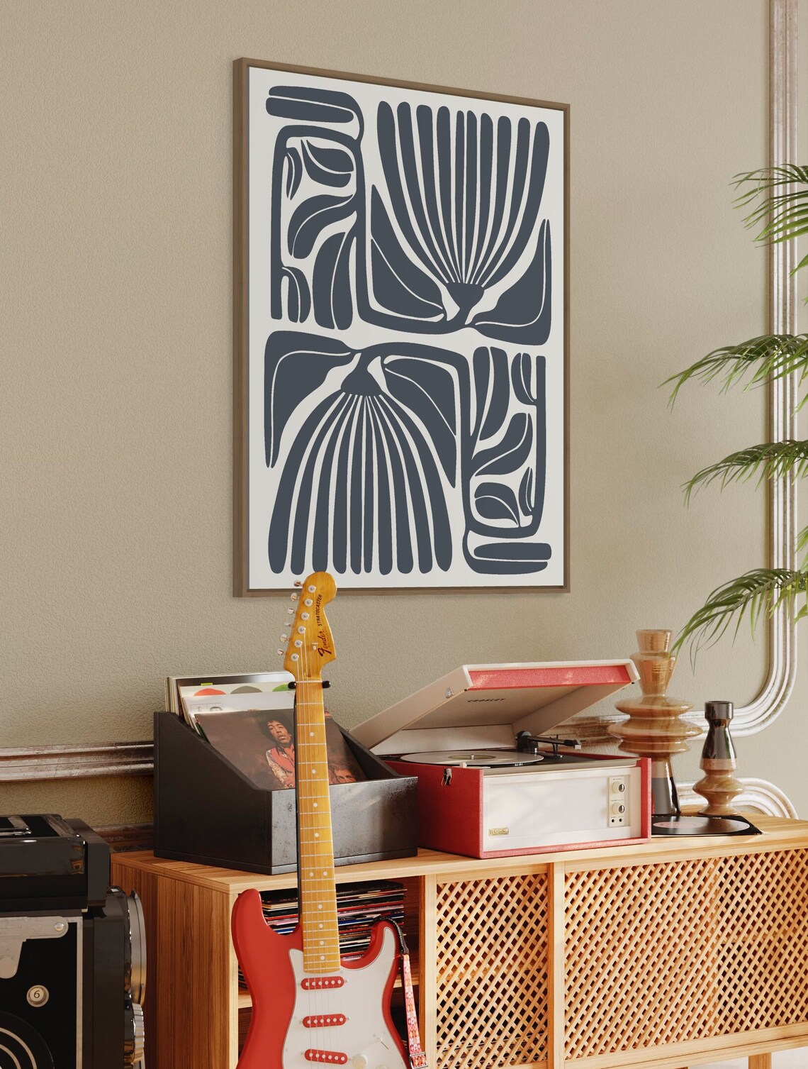 Abstract Botanical - Minimalist Travel Poster - Image 3