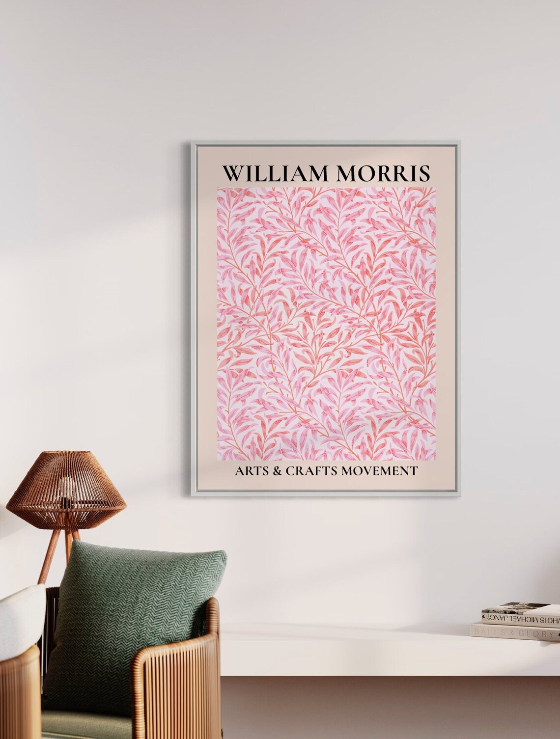William Morris Botanical Art Nouveau Flower Art - Image 4