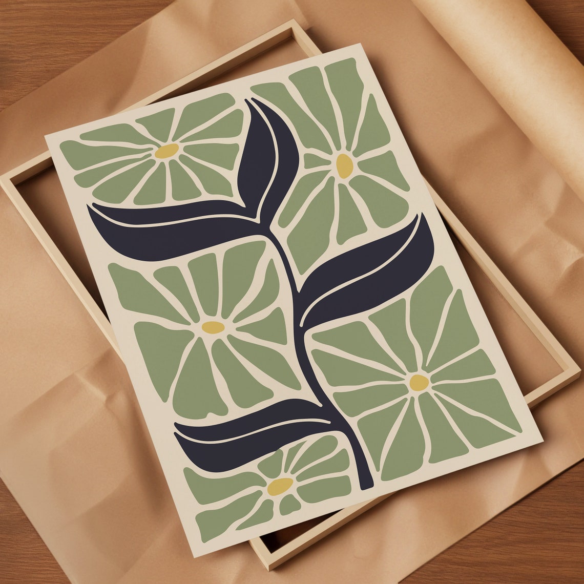 Botanical Sage Vintage Travel Poster - Image 2
