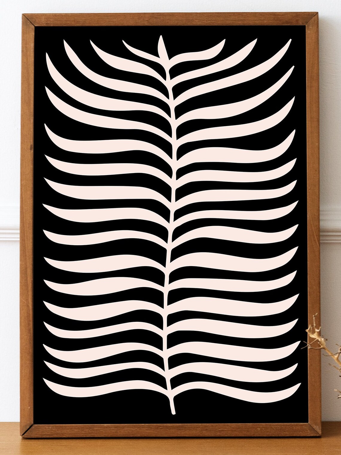 Botanical Wall Decor, Minimalist Floral Illustration - Image 2