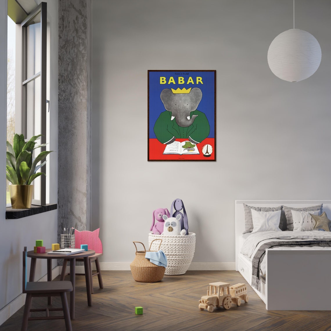 Babar Elephant - Minimalist Travel Poster - Image 5