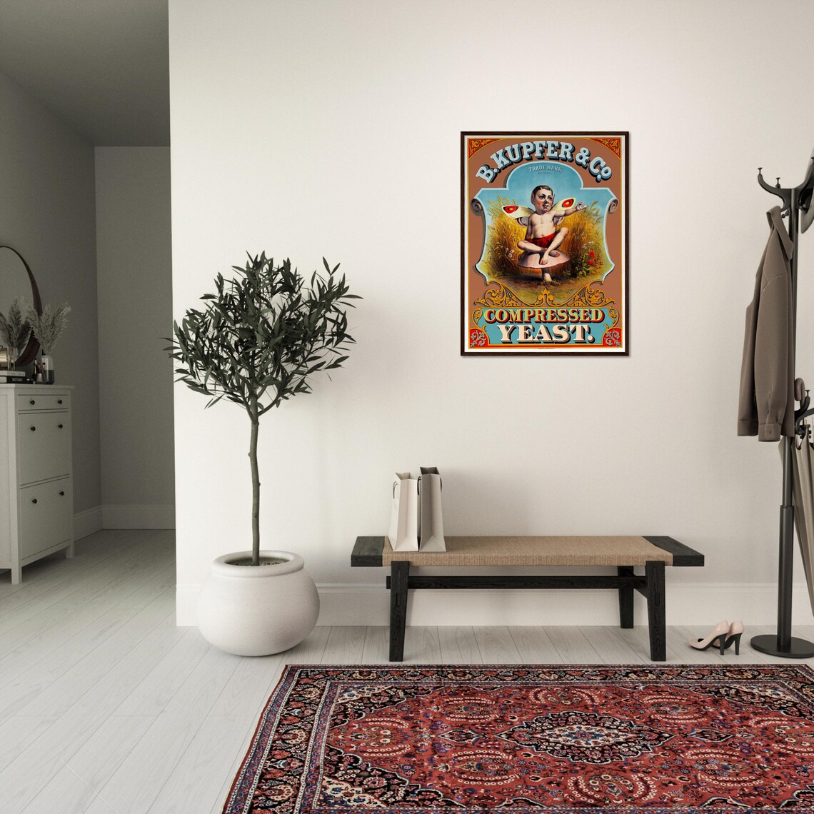 Vintage Food Advertisement, Retro Kitchen Decor - Image 3