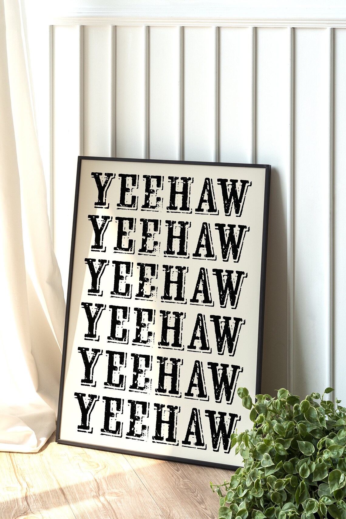 Yeehaw Typography - Traditional Travel Poster - Image 4