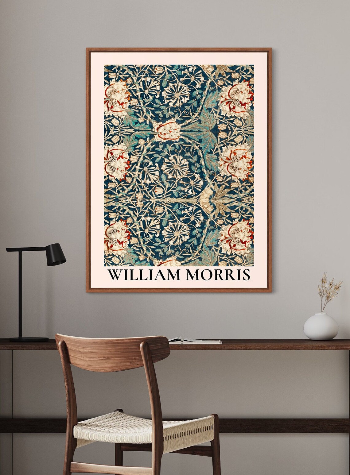 William Morris Botanical Vintage Art Nouveau Art Print - Image 3