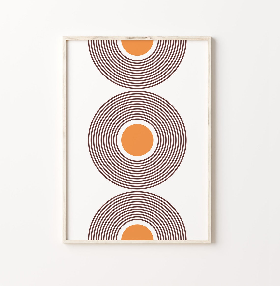 Geometric Abstract Art Scandinavian Room Decor Abstract Shapes Scandi Poster Modern Abstract Wall Art Instant