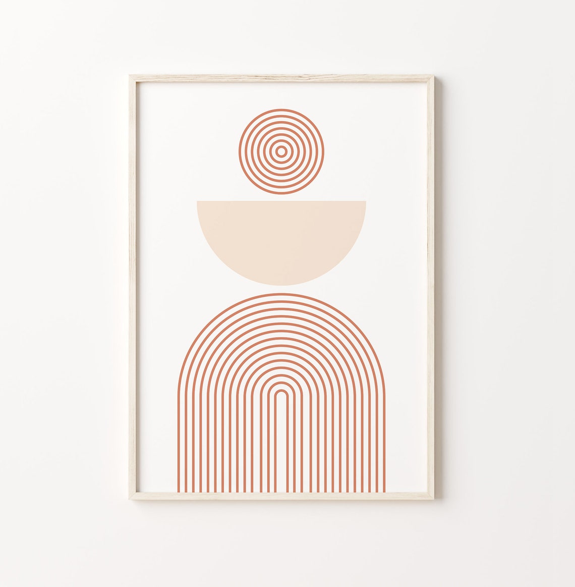 Scandinavian Room Decor Geometric Abstract Art Abstract Shapes Scandi Poster Modern Abstract Wall Art Instant