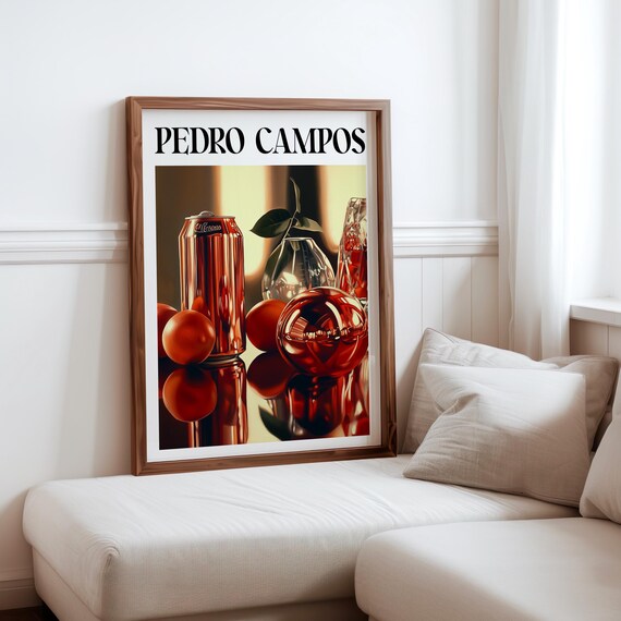 Pedro Campos Inspired Photorealism Print Hyperrealistic Object Posters Modern Realism Wall Decor Realistic Soda Can Fruit Art Print