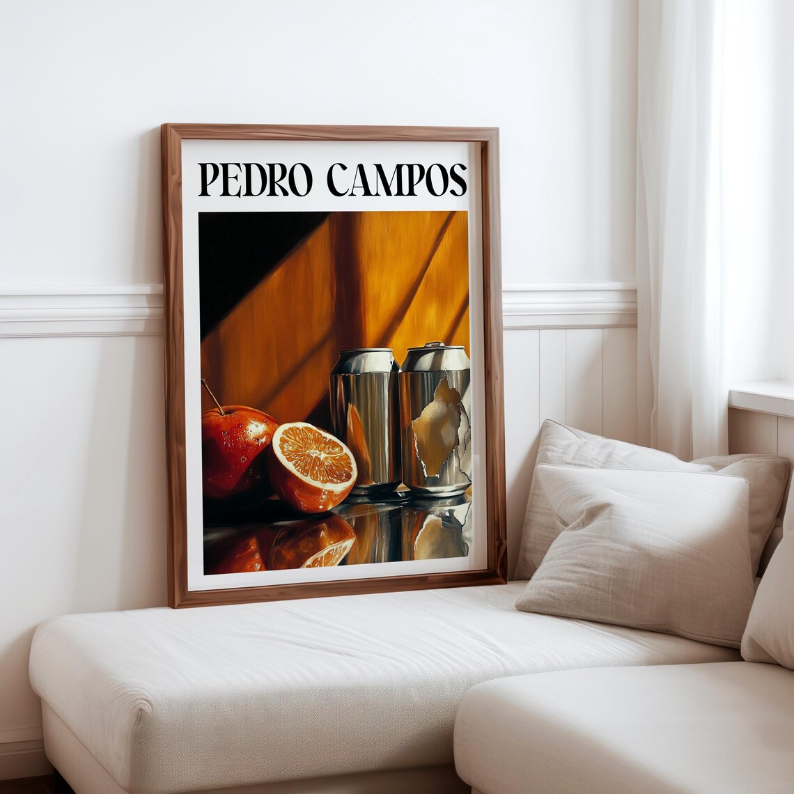 Pedro Campos Inspired Photorealism Print Hyperrealistic Object Posters Modern Realism Wall Decor Realistic Soda Can Fruit Art Print