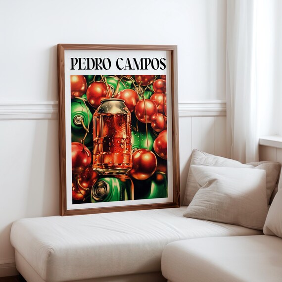 Pedro Campos Inspired Photorealism Print Hyperrealistic Object Posters Modern Realism Wall Decor Realistic Soda Can Fruit Art Print