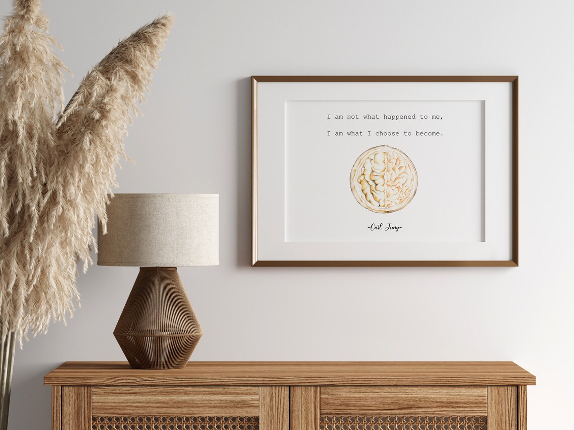 Carl Jung Quote Art Print, Therapy Office Decor - Image 2